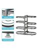 8 Tier Pots and Pans Lid Organizer Rack Holder, Adjustable Pot Organizer Rack for Under Cabinet, Pot Rack for Kitchen Organization and Storage