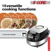 5 Core Asian Rice Cooker • Large Rice Maker • w 15 Preset • Large Touch Screen • Nonstick Inner Pot • 21 Cups Capacity - RC 0502